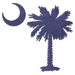 Blue Palmetto Embroidered T-Shirt embroidered shirts