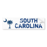 Blue Palmetto South Carolina Bumper Sticker bumper stickers