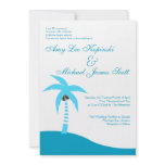 BLUE PALMTREE CARIBBEAN DESTINATION WEDDING