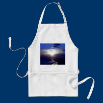 Blue Panama City Beach Sunset Apron aprons