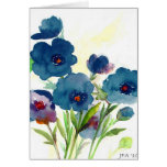 Blue pansies