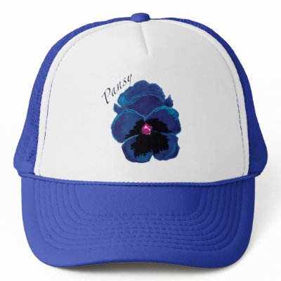 Blue Pansy Flower by ormsbyeditions