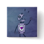Blue Paper Robot button