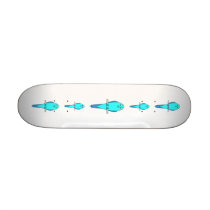 Blue Parakeet Bird Skate Decks