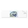 blue parrot bumper sticker