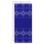 Blue Pattern Rack Card Background
