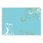 Blue patterns Profile Card business cards