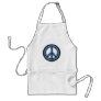 blue  peace apron