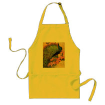 Blue Peacock Apron