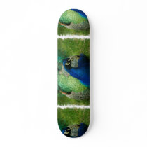 Blue Peacock Skateboard