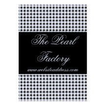 Blue Pearls Beads Jewellery Business Cards