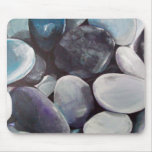 |Blue pebbles mousepads