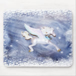 blue pegasus mouse mats