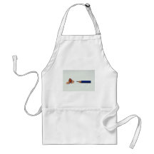 Blue pencil aprons