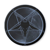 Blue Pentagram Fridge Magnets