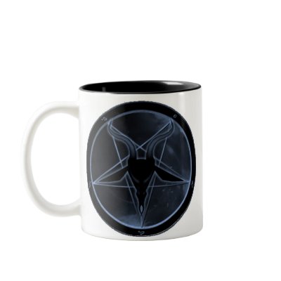Blue Pentagram Mug by youresostrange