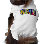 BLUE ~ PERSONALIZED BGLETTERS ~ PET-WARE FOR DOGS! PET CLOTHES
