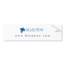 Blue Pew Bumper Sticker