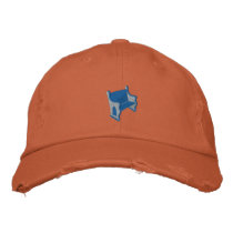 Blue Pew Hat2 Embroidered Baseball Cap