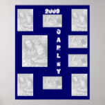 Blue Photo Collage 2009 posters