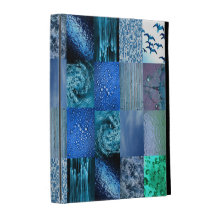Blue Photography Collage iPad Cases