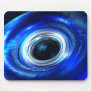 Blue Photon Wave Mousepad