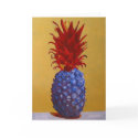 Blue Pineapple Greeting Card / Invitation