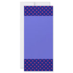 blue pink circles rack card design
