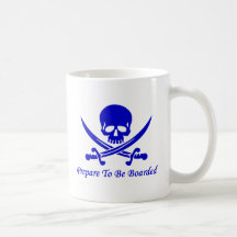 Blue Pirate Mug