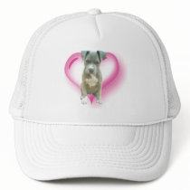 Blue pitbull puppy hat