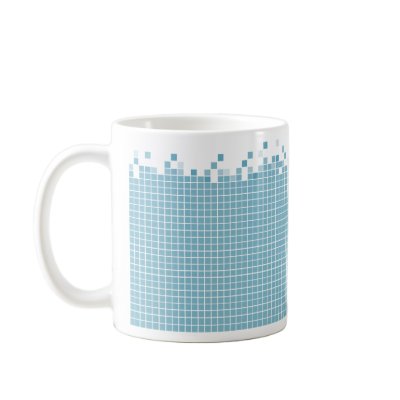 Blue Pixels mug by BluePlanet