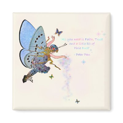 Blue Pixie Dust Magnet by IrishPirateQueen