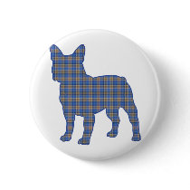 blue_plaid_ pinback button