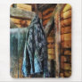 Blue Plaid Jacket in Cabin Mousepad