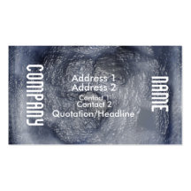 Blue Plastic Business Card