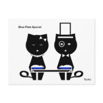 Blue Plate Special Postcard