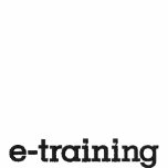 Blue pod "e-training" embroidered HQ Polo shirt embroidered shirts