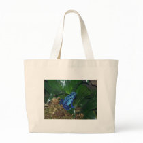 Blue Poison Arrow Frog Portrait Tote Bag