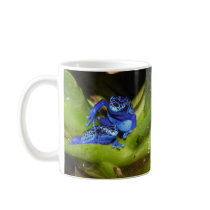 Blue Poison Dart Frogs In Leaf 1 Mugs