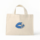 Blue Poison Lips Bag