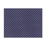 Blue Polka Dot Pattern Print postcards