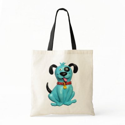 Blue Pooch Bag by AmyVangsgard