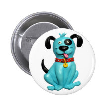 Blue Pooch Button