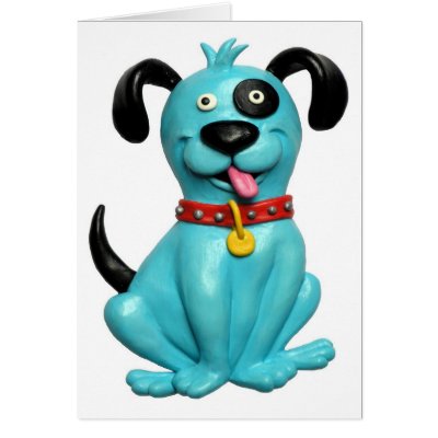 Blue Pooch by AmyVangsgard