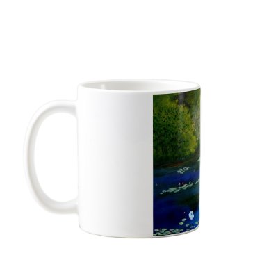Blue Poppies Mug by Maine_Art