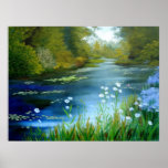 Blue Poppies Print