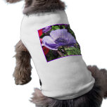 Blue Poppy Flower Pet T-shirt