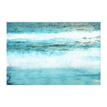 Blue Poppy Flowers Gallery Wrap Canvas