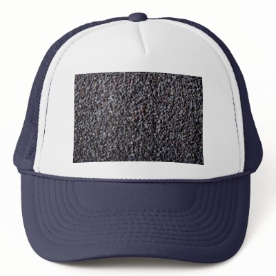Blue poppy seeds trucker hat by inspirelove
