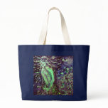 Blue Poseidon Greek God Surreal Painting bags